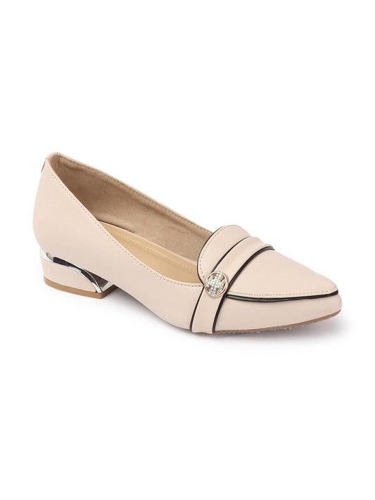 Carlton London Women Shoes,Cream,UK-4