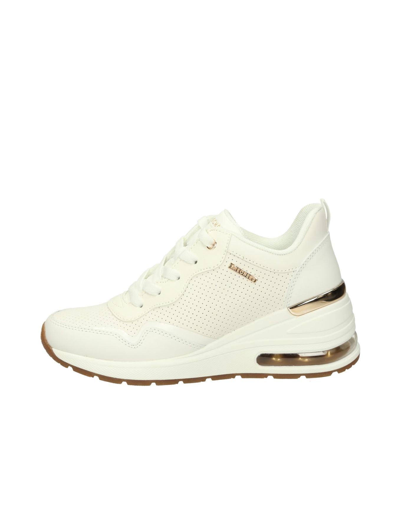 Skechers womens Million Air - Hotter Air, White, 10