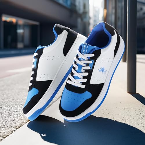 U.S. Polo Assn. Mens Blue Oakley Sneakers - 9 UK