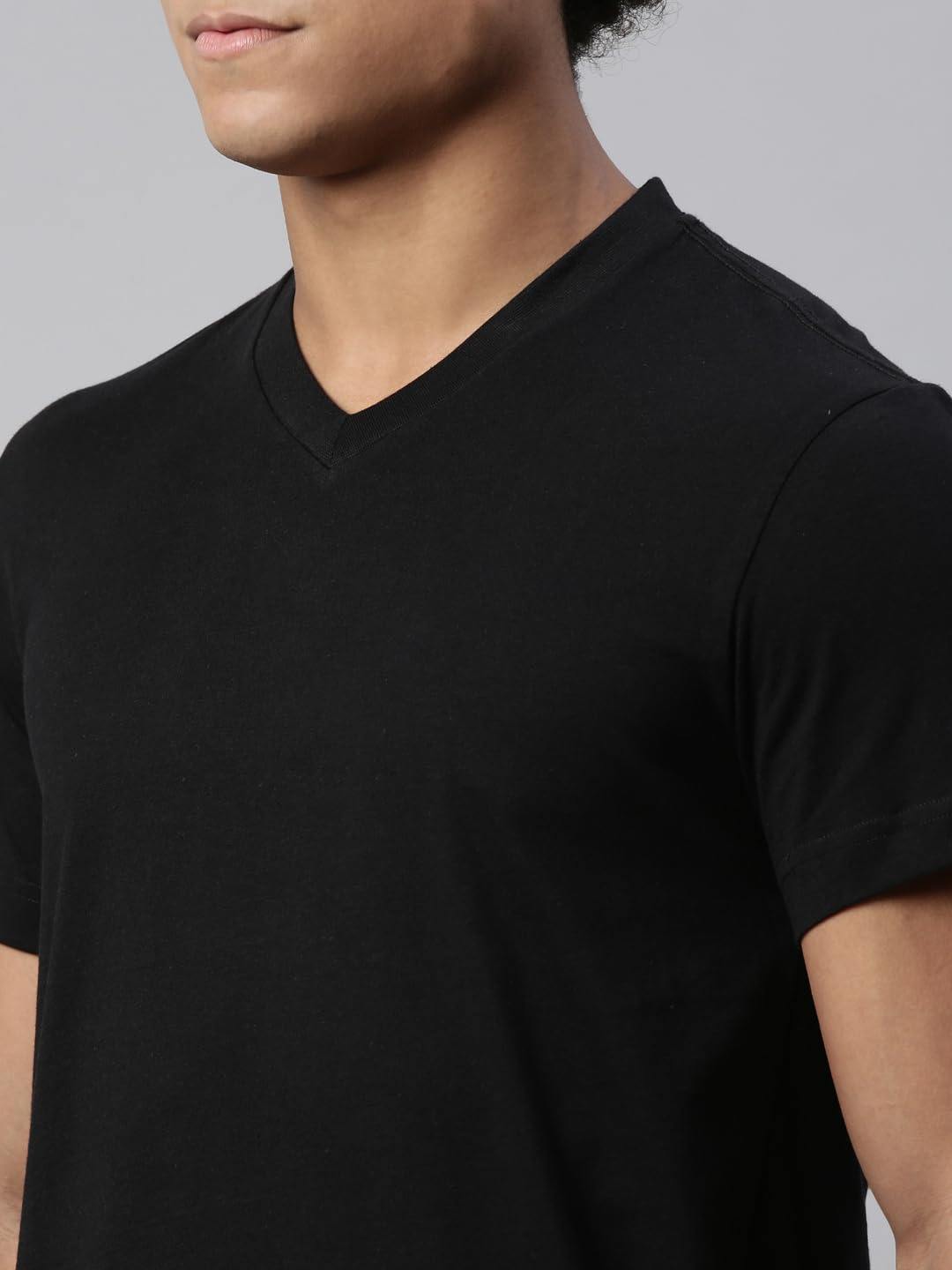 Levi's Men's Plain Regular Fit T-Shirt (PR682213_Black S)