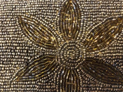 OLL Clutch Purse | Wedding Clutch | Party Hand Purse | Women Clutch Purse | Chain Purse | Wallet Hand Bag | Lock System Hand Bag | GOLDEN BROWN COLOR