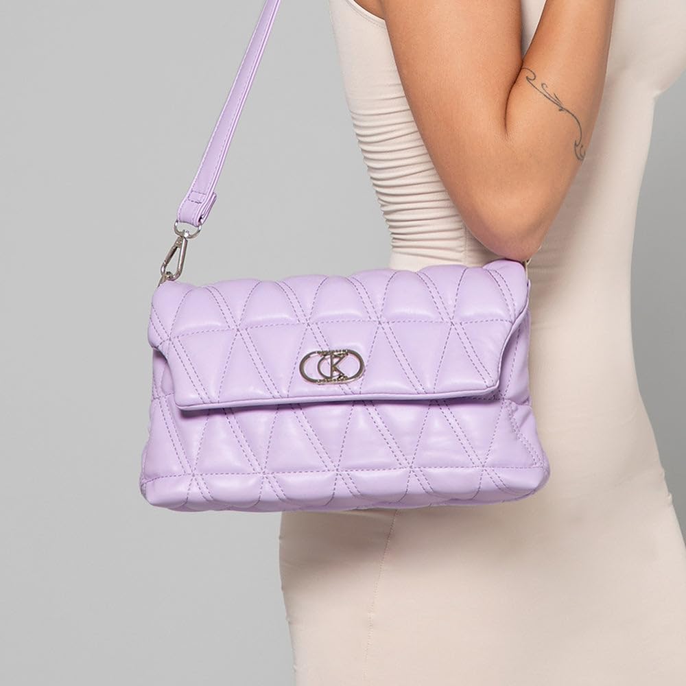 CUCKOOS LONDON Purse for Women Branded, Stylish Handbags for Women Trendy | Handbag for Woman Stylish Latest, Sling Bag for Woman | Branded Handbags for Ladies Latest - ELIZA, Purple