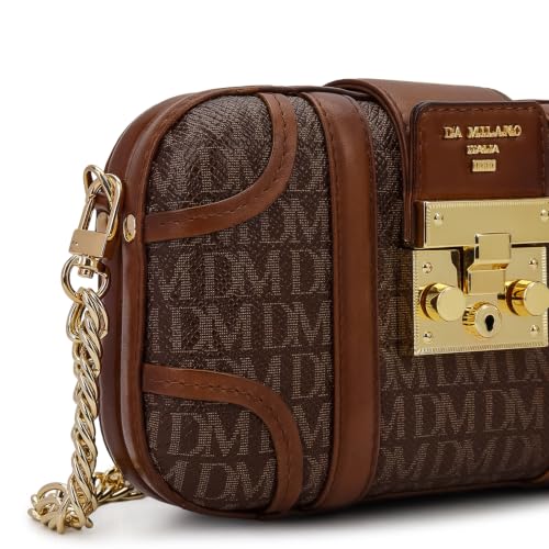 Da Milano Leather Sling Bag for Women - Walnut Brown