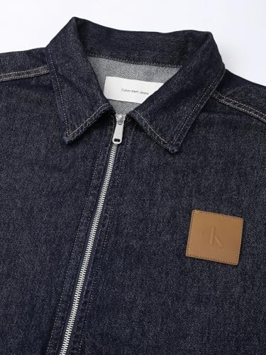 Solid Relaxed Fit Cotton Jacket