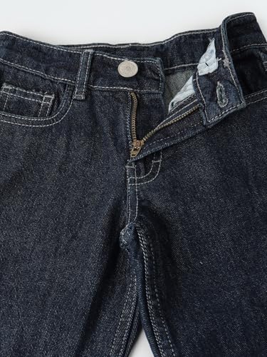 Max Girl's Regular Jeans (S125CBD01_Dark Blue