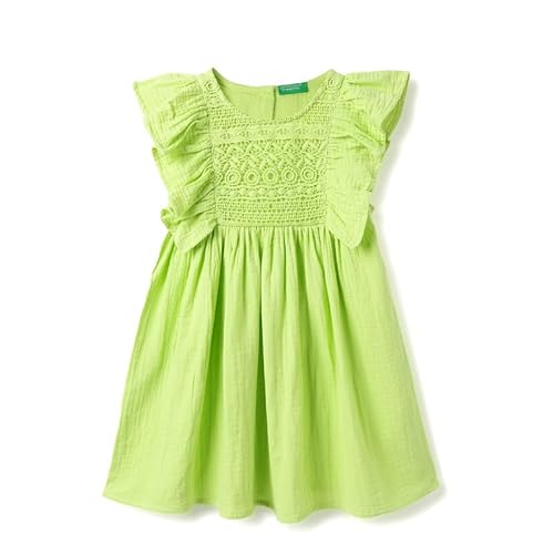 United Colors of Benetton Regular Fit Round Neck Self Design Dress