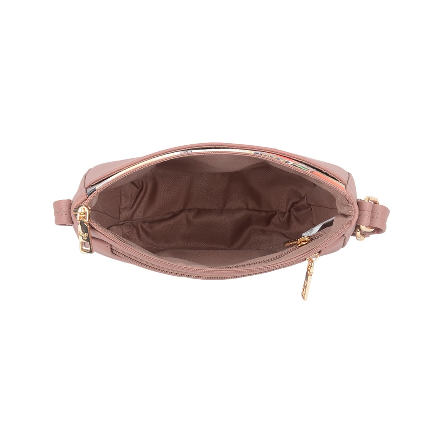 Baggit Women Pink Small Size Sling Bag | Ladies Stylish Casual Cross Body Purse Handbag