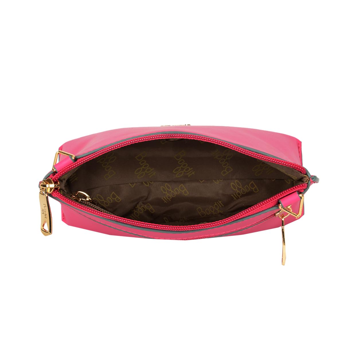 Baggit Women Pink Xxxs Size Hobo Sling Bag | Ladies Stylish Casual Cross Body Purse Handbag