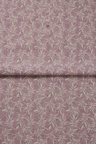 Soch Womens Lavender Chanderi Botanical Print Unstitched Dress Material With Zari Woven