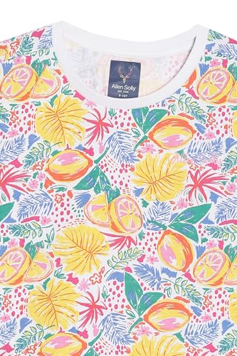 Allen Solly Girl's Regular Fit T-Shirt (AGKCERGPW40645_Multi-Coloured