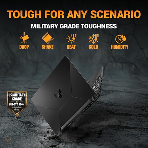 ASUS TUF A15, Smartchoice,AMD Ryzen 7 170,RTX 3050-4GB,16GB RAM (Upgradeable),1TB SSD,FHD, 15.6"(39.6 cm),Win 11 Home, M365 Basic(1Y),Office 2024, Black, 2.3 Kg, FA506NCQ-HN009WS, Gaming Laptop