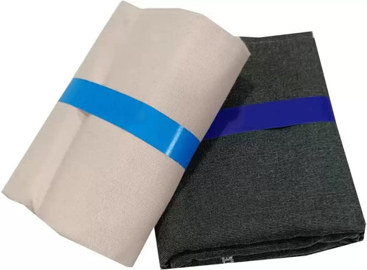 Raymond Trouser Shirt Fabric Combo Box (Unstitched, All Weather Fabric, Beige Shirt+Pant)