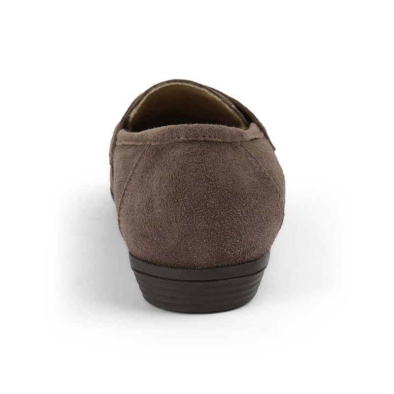 tresmode Suave Brown Women's Casual Loafers | Vegan Friendly Leather | TPR Sole in Size 7 UK / 40 EU