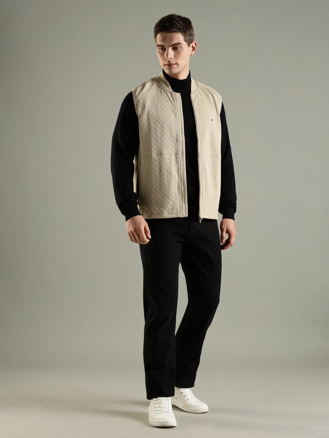 Solid Regular Fit Cotton Jacket