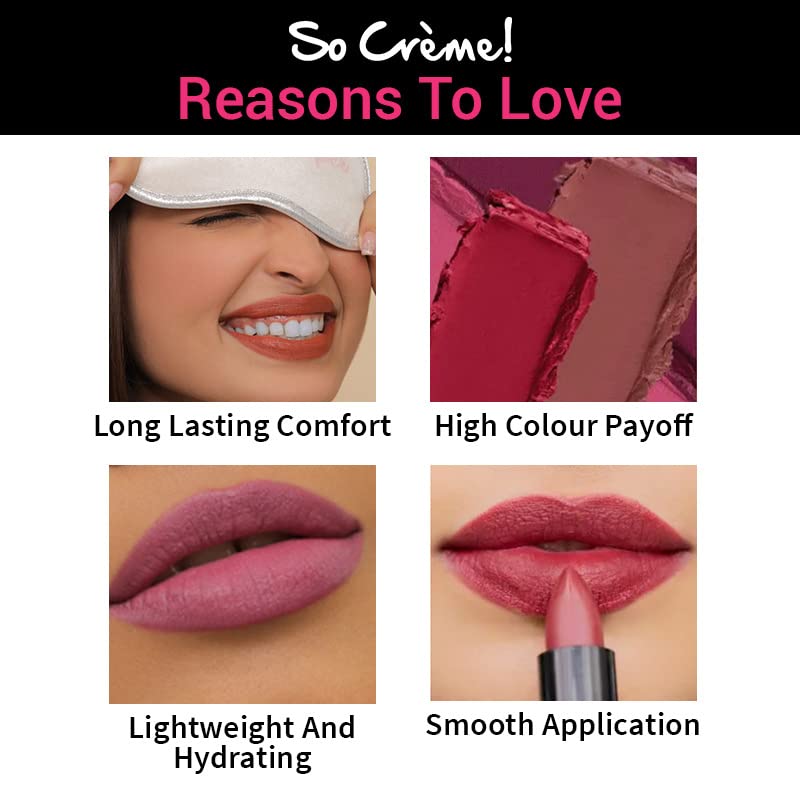 Nykaa So Creme! Creamy Matte Lipstick - Day Dreaming