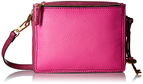 Fossil, Pink, Leather Sling Bags for Women, Campbell