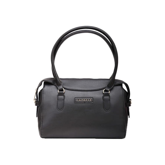 Caprese VIENNA SATCHEL SMALL BLACK SOLID WOMEN'S HANDBAG