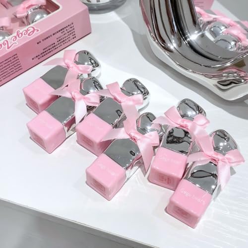 Gege Bear Sweet Tender and Moist Water Lip Glaze – High-Pigment, Long-Lasting Cute Bear-Shaped Cap with Pink Bow Lip Gloss for Girls | Non-Sticky, Smudge-Proof Lip Tint with Lightweight, Soft Texture | Hydrating Liquid Lipstick with High Shine for Women (