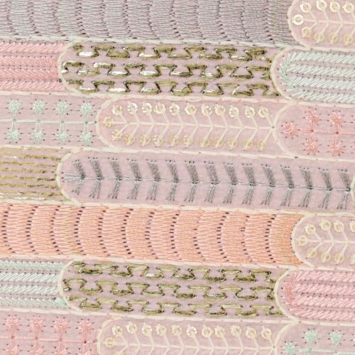 ESBEDA Blush Pastel Weave Clutch For Womens