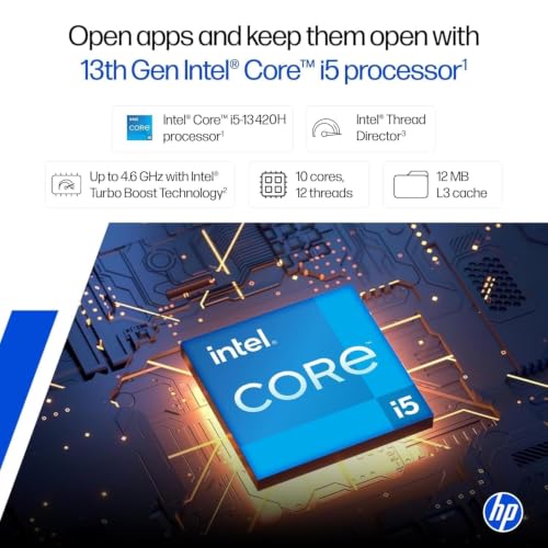 HP 15 Laptop | Intel Core i5-13420H,13th Gen |16GB RAM | 512GB SSD | Win 11 |M365 Basic(1yr)* Office24|Anti-Glare, Micro-Edge, 15.6''/39.6cm|Backlit KB|FHD Camera w/Shutter|1.65kg, Silver -FR0045TU