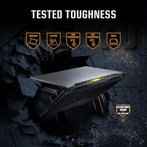 ASUS TUF Gaming F16,Intel Core 5 Processor 210H,14thGen Gaming Laptop(RTX 3050-6GB/65WTGP/16GB/512GB/FHD+/16"/144Hz/Windows 11/M365 Basic(1Year)*/Office 2024/Mecha Gray/2.20 Kg) FX607VJB-RL179WS