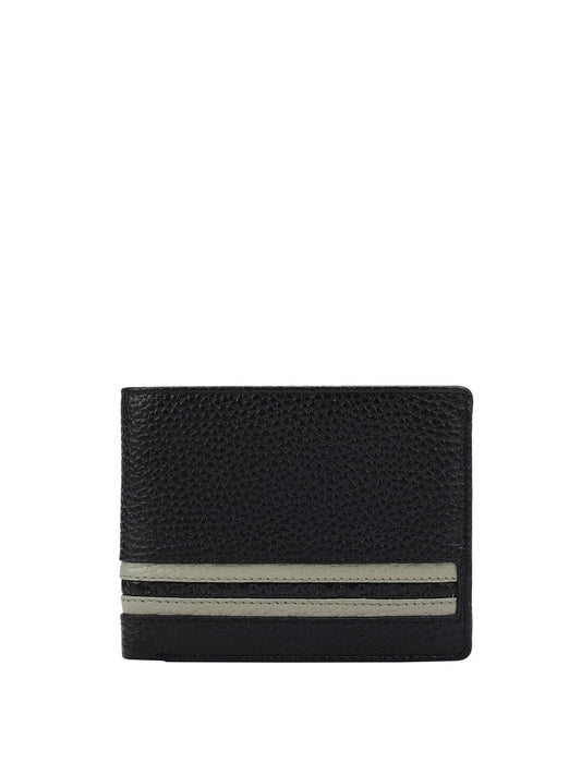 Da Milano Genuine Leather Black Mens Wallet (10402)