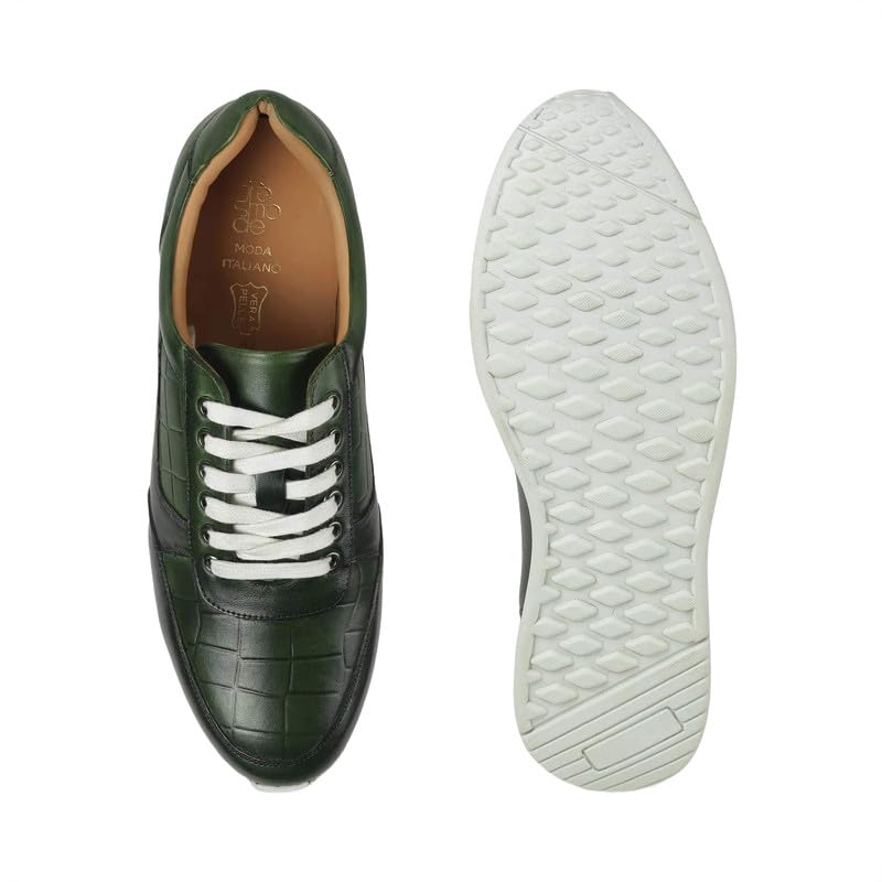 tresmode Ronca Green Men's Sneakers in Size 9 UK (43 EU)