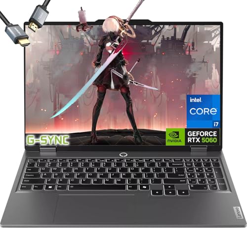 Lenovo-LOQ Gaming-Laptop RTX 5060- Intel i7-13650HX - 15.6" FHD 144Hz Display MUX Switch -G-SYNC -32GB RAM -1TB SSD -Backlit Keyboard -2025 Portatil Gamer PC - Windows 11