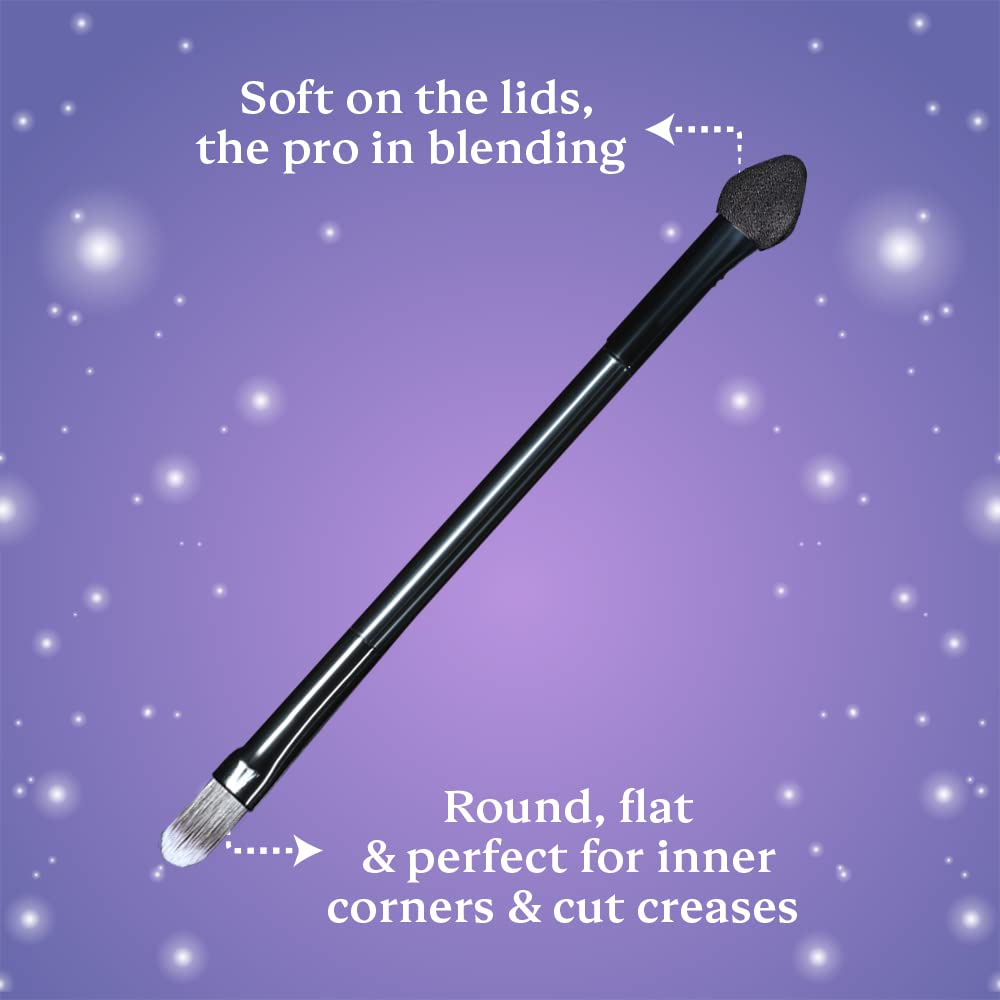 Dazller Eyeshadow 10-in-1 Palette,10g, DES6, Velvety Texture, No Patchiness, Easy blending, with Sponge-Brush Applicator (Multicolor)