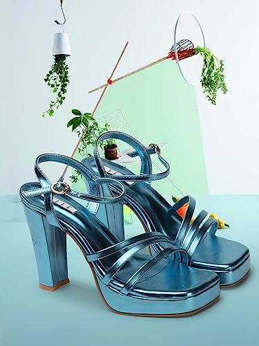 ELLE Women's Block Heel Gladiator Stylish Sandal