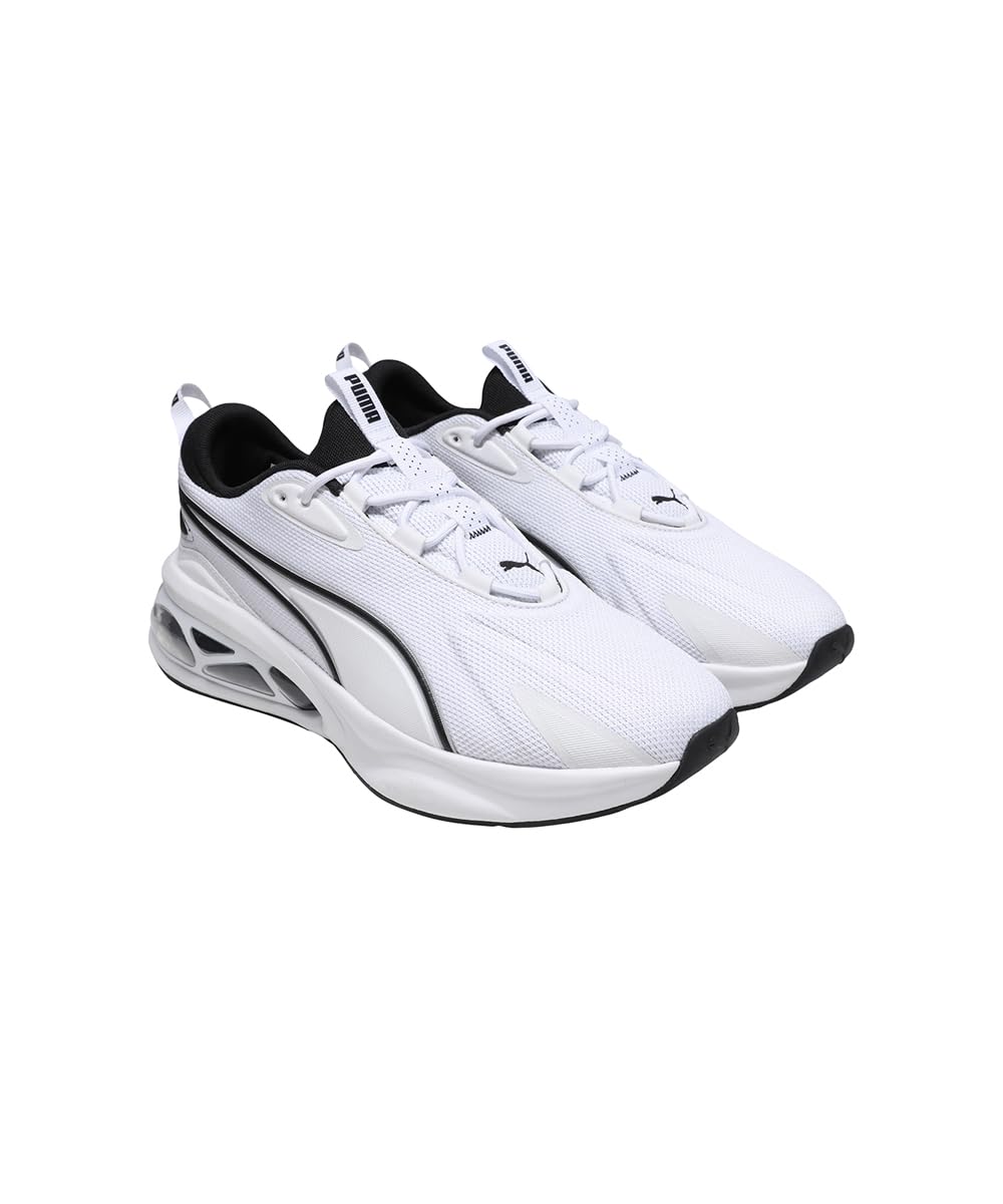 PUMA , Unisex-Adult, Solar, White-Black, Running Shoe, 8UK, (31117501)