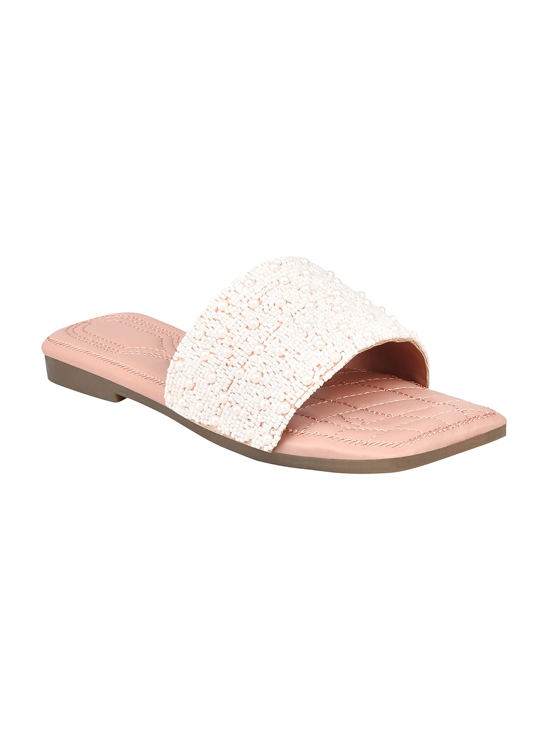 SilverArrow Women's Aurco Flats Sandals (06shft0923_Pink_5 UK)