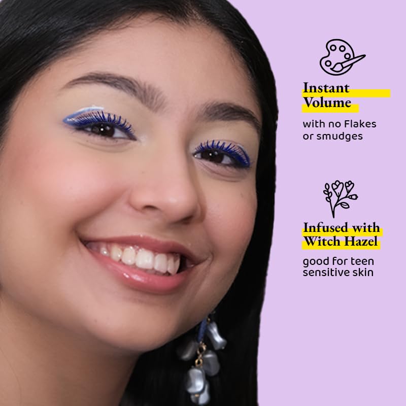 Elitty Marine Muse Mascara Combo, Waterproof, Smudge proof, Crumfree, lengthening and Volumizing, Infused with Witch Hazel and Almond Oil, Vegan & Cruelty Free -5 ML Each