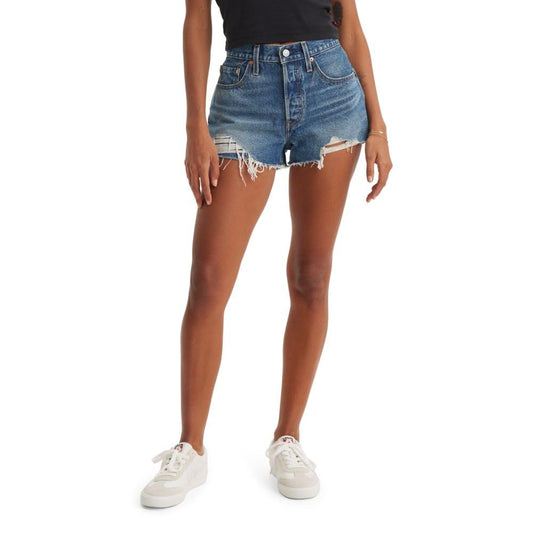 Levi's Women's 501 Original Shorts (Also Available in Plus), (New) Darn It Now, 27