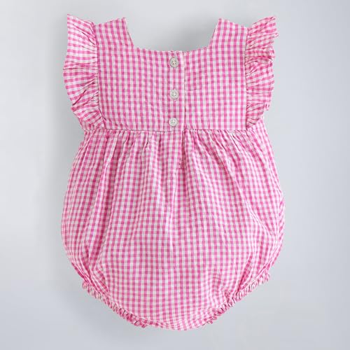 Hopscotch Cotton Bow Applique Onesie (0-3 Months)