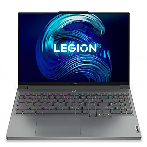 Lenovo Legion 7 Intel Core i9-12900HX 16" (40.64cm) QHD IPS 165Hz 500Nits Gaming Laptop (32GB/1TB SSD/Win 11/Office 2021/NVIDIA RTX 3080Ti 16GB/Alexa/3 Month Game Pass/Storm Grey/2.53Kg), 82TD009KIN