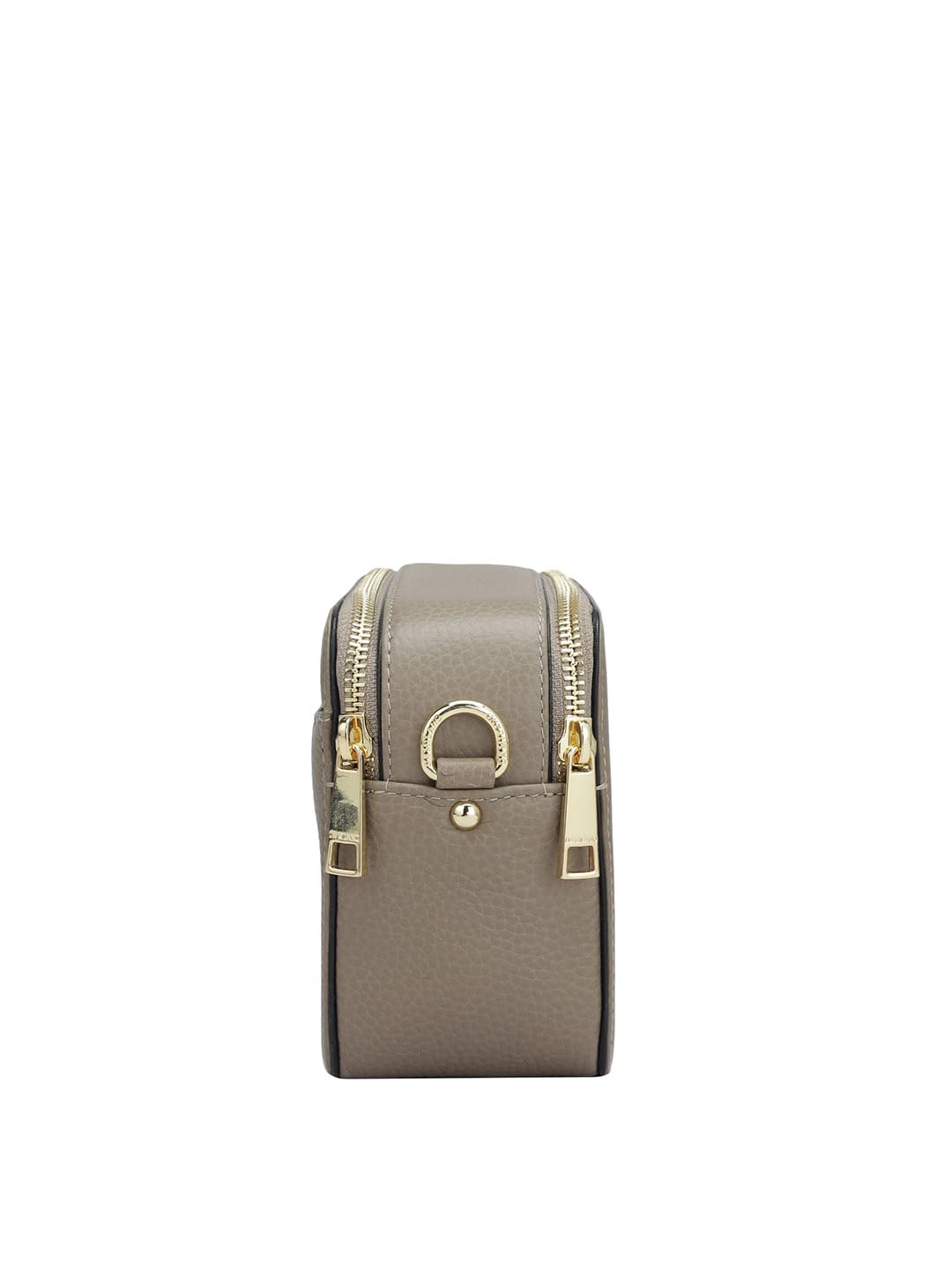 Da Milano Genuine Leather Grey Sling Bag (Small) (01555)