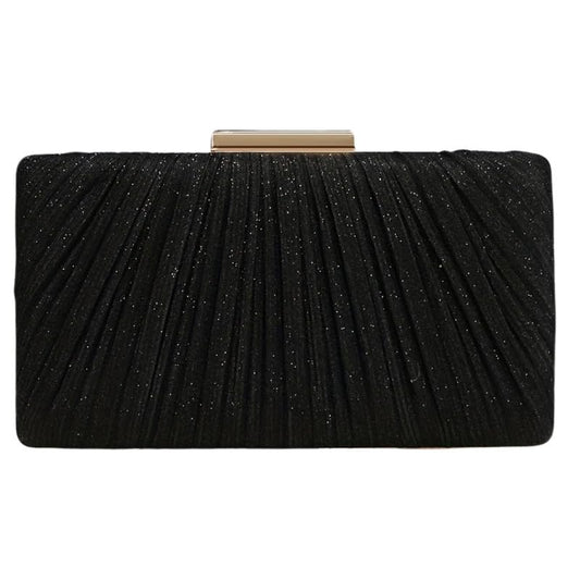 Mastyle® Wrinkled Handbag For Women With Chain Handle And Simple Compact Clutch Design