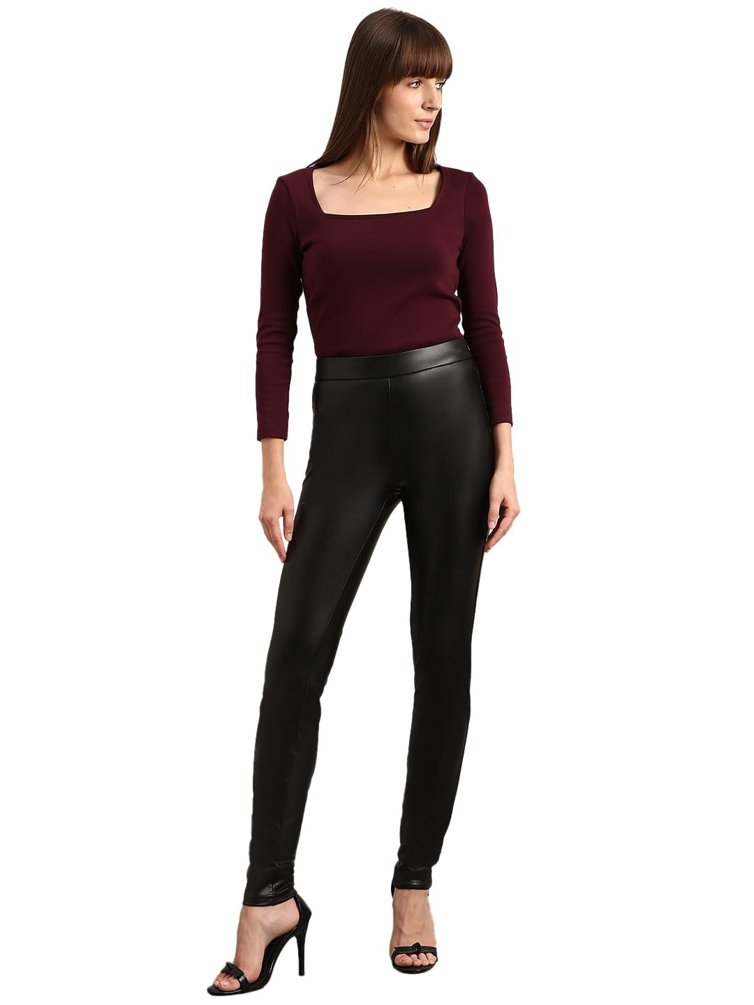VERO MODA Womens Skinny Fit Pants Black