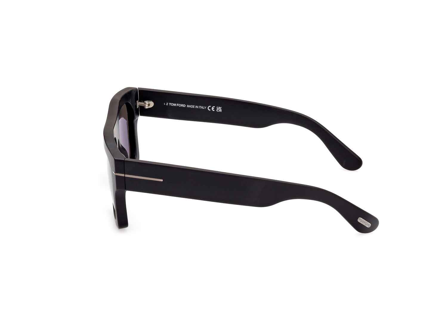 Tom Ford FAUSTO FT 0711-N Matte Black/Smoke 53/20/145 unisex Sunglasses, Matte Black, 53/20/145