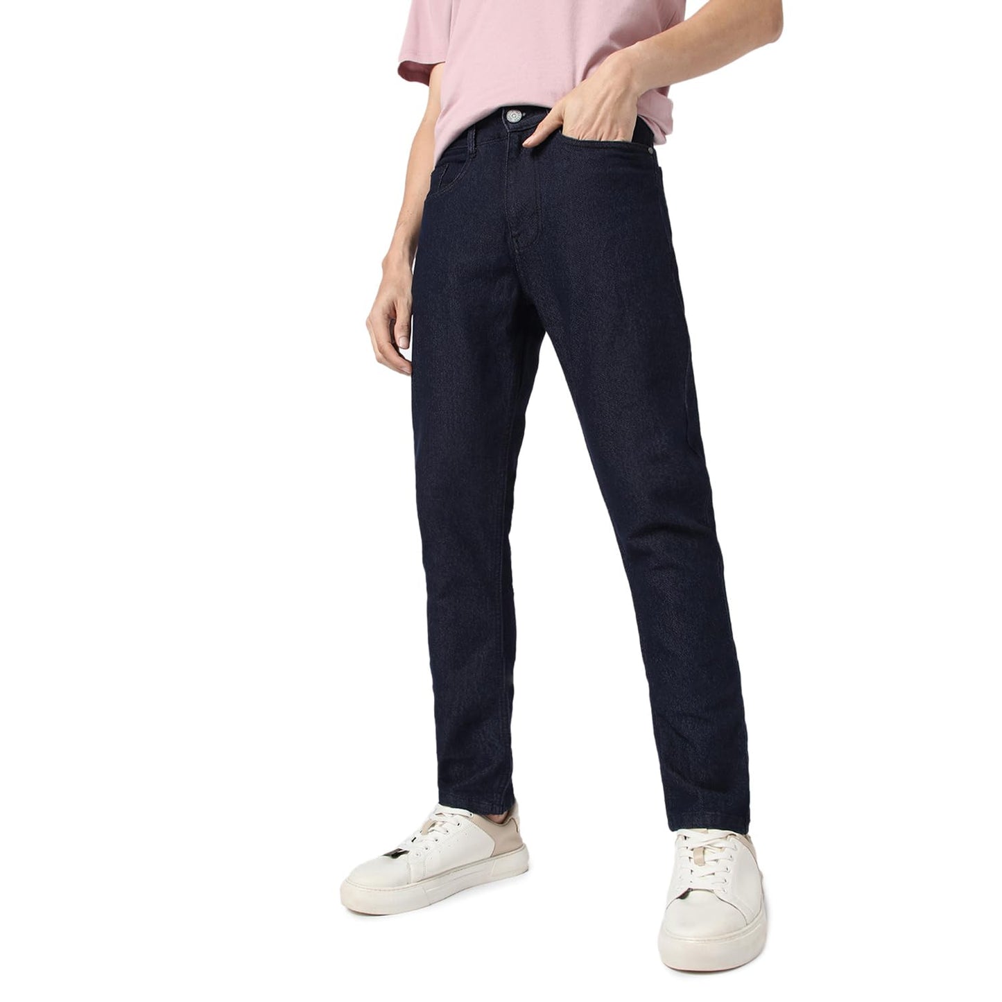 Urbano Fashion Men's Dark Blue Slim Fit Washed Jeans Stretchable (epsjean-dblu-32-02)