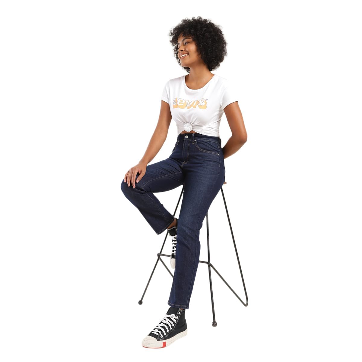 Levi's Women's Straight Jeans (001UF-0009_Blue