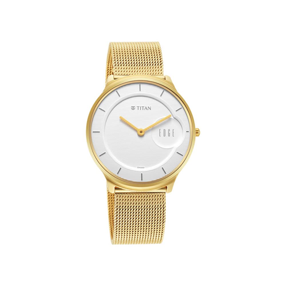 Titan White Dial Analog Watch for Men-NR1843YM01