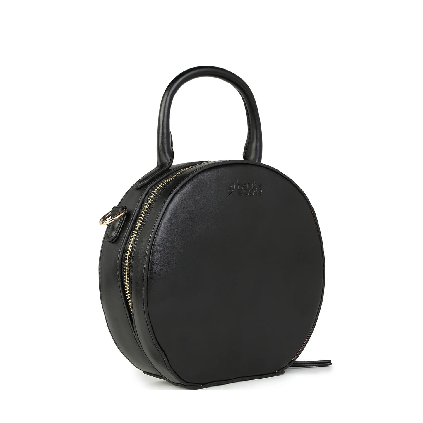 Haute Sauce Women black round structured bag (HSHB1288)