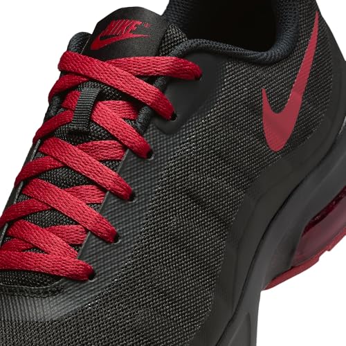 Nike Men AIR MAX Invigor Black/Team Crimson Running Shoes 9 UK