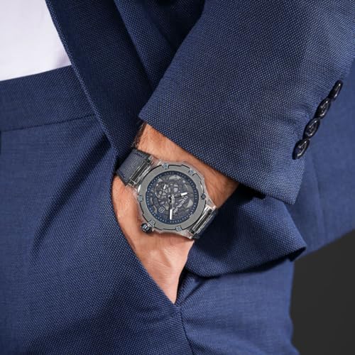 Cerruti 1881 Watch for Men with Black Dial in 52 MM, strap