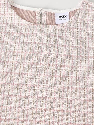 Max Girls Boucle Dress (Pink_14-16 Y)
