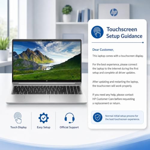 HP EliteBook 650 G10 (2026), Intel Core i3 13th Gen 1315U, (16GB/512GB SSD/Intel UHD Graphics/Windows 11 Pro) Business Laptop/Backlit+FingerPrint/15.6" Touch FHD Display/Silver/1.5 Kg/MSO 2024