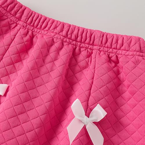 Hopscotch Girls Full Sleeves White 2-Pc Bow Applique Skirt Set For Age (5-6 Years)