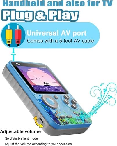 New World G5 Video Game for Kids, Handheld Games for Kids, Handheld Video game Game Box with TV Output Gaming Console, Rechargeable Video Game for Kids